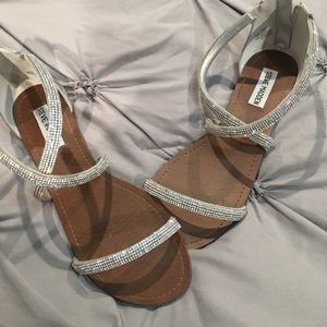 Steve Madden sparkly sandals size 8